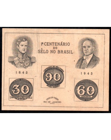 B08 1º Centenário do Selo no Brasil 24.684 Novo LP