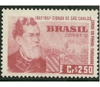 C394  NOVO - 100 ANOS DE S.CARLOS/SP 1957  FC02299