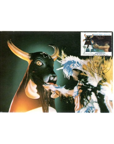 2004 Máx. Postal 241 Festival de Parintins - Caprichoso 26.844 carimbo datador