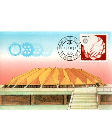 1981 Máx. Postal 66a Rotary 26.854