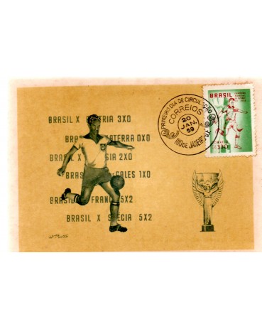 1959 Máximo Postal Campeão Mundial de Futebol  de 1958 - 26.885