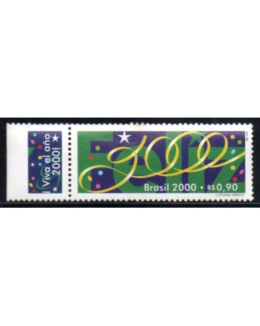 C2237 Viva el año 2000!  -  27.066 Novo com goma