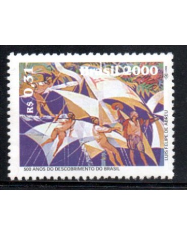 C2252 Lubrapex 2000 Brasil 500 anos 27.074 novo com goma