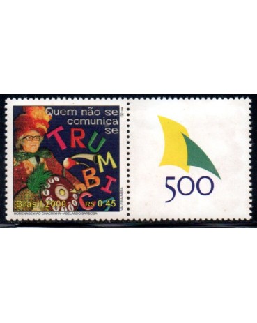 C2256 500 Anos do Brasil - Chacrinha Com Vinheta 27.077 Novo