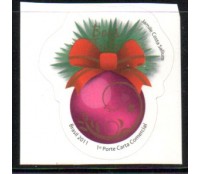 C3144 Natal de 2011 Bola Rosa  27.147 Mint