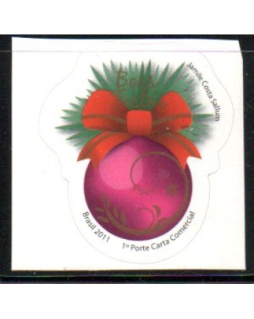 C3144 Natal de 2011 Bola Rosa  27.147 Mint