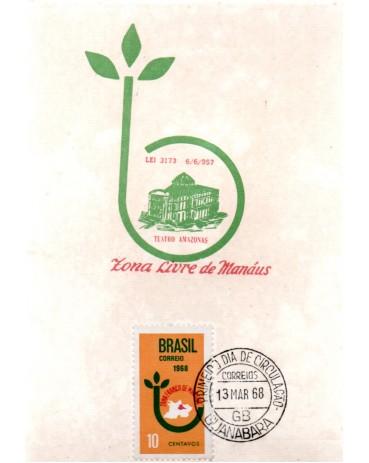 1968 Teatro Amazonas Zona Livre de Manaus 27.185 