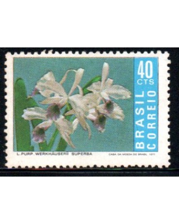 C713 - 1971 Promoção da Orquídea Brasileira 27.202 Mint