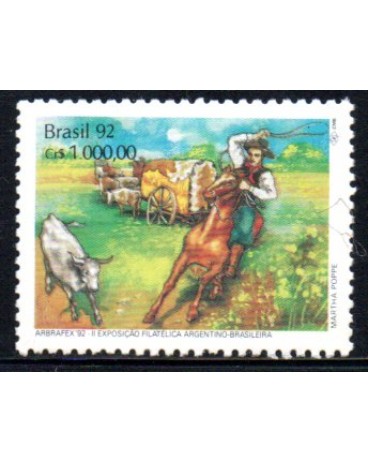 C1781 Arbrapex 92 Costumes Gaúchos 27.244 Mint