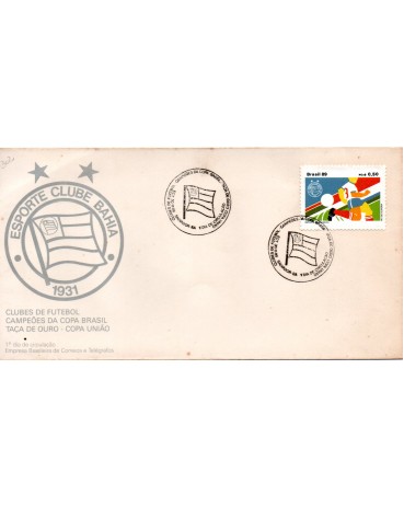 1979 Fdc 487/1989 Esporte Clube Bahia - Envelope Personalizado 27.250