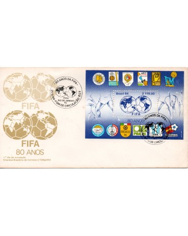 Fdc 326/1983 Fifa 80 Anos 27.258