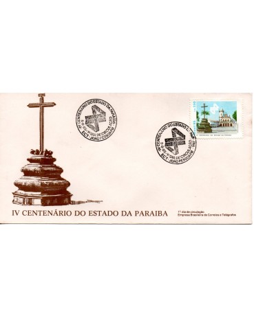 Fdc 370/1985 IV Centenário do Estado da Paraíba 27.260