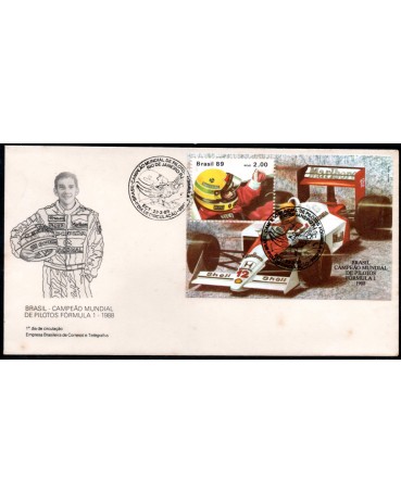 Fdc 465/1989 Bloco 79 Ayrton Senna 27.268