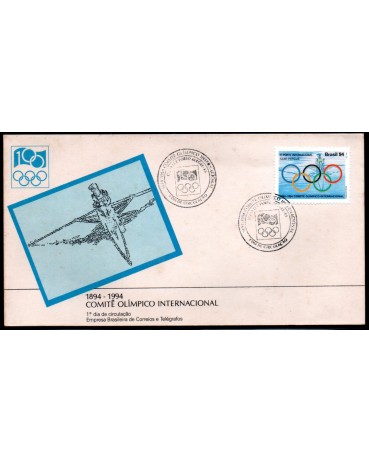 Fdc 608/1994 Comitê Olímpico Internacional  27.283