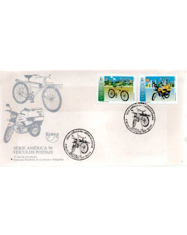 Fdc 610/1994 Série América Upaep 94 Veículos Postais 27.285