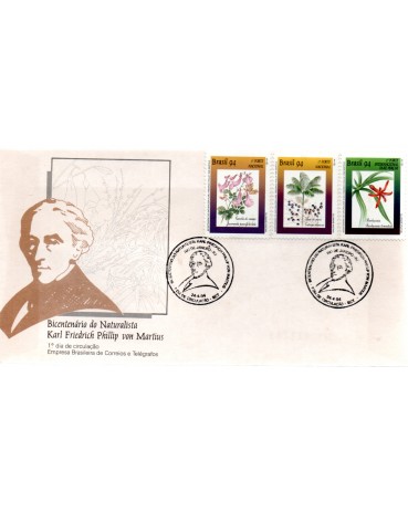 Fdc 614/1994 Bicentenário do Naturalista Karl F.P. Von Martius 27.287