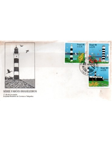 Fdc 654/1995 Série Faróis Brasileiros 27.290 Contém manchas