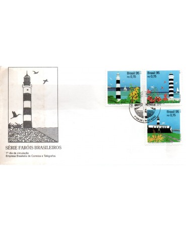 Fdc 654/1995 Série Faróis Brasileiros 27.291 leve mancha