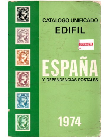 Espanha 1974 Catalogo Unificado Edifil usado 27.307  Consulte Frete