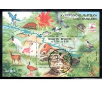 1995 B101 XV Exposição Filatélica Luso-Brasileiro 22.336 CBC Dia da Cultura Luso-Brasileira 