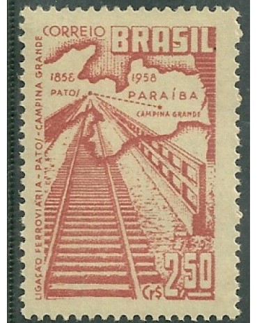 C431 MINT - FERROVIA PATOS CAMPINA GRANDE - PB 1959 - 2368