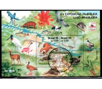 1995 B101 XV Exposição Filatélica Luso-Brasileiro 27.338 CBC Dia da História Postal