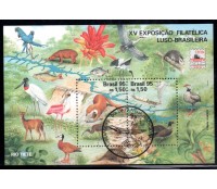 1995 B101 XV Exposição Filatélica Luso-Brasileiro 22.333 CBC Dia da Filatelia Tradicional