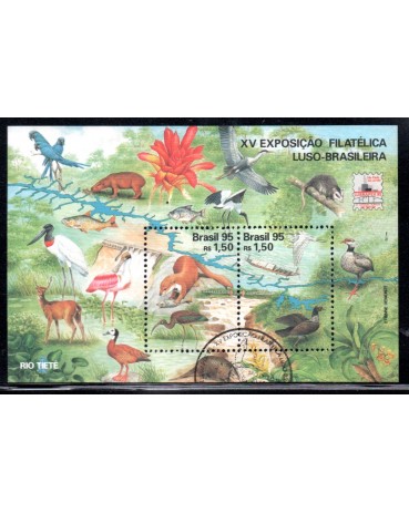 1995 B101 XV Exposição Filatélica Luso-Brasileiro 27.339 CBC XV Exp. Fil. Luso-Brasileira -  Novo