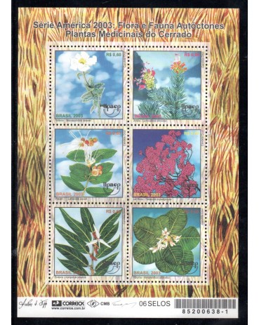 B131 Série América 2003 - Flora e Fauna 27.362 Novo