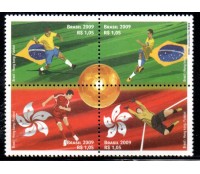 C2922/2925 Relações Diplomáticas : Hong-Kong  - Futebol 27.380 Mint