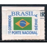 R717 Bandeira Nacional  5 Comprovante de Franqueamento - Autoadesivo 27.410 N