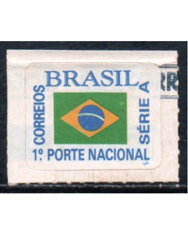 R717 Bandeira Nacional  5 Comprovante de Franqueamento - Autoadesivo 27.410 N