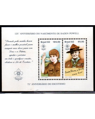 B53 125 Anos do Nascimento de Baden Powell  27.412 Mint