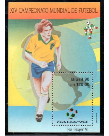 B86 CAMPEONATO MUNDIAL DE FUTEBOL NA ITÁLIA 1990 27.450 Novo