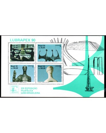 1990 B87 Brapex 90 XIII Exposição Filatélica Luso-Brasileira 27.452 Mint