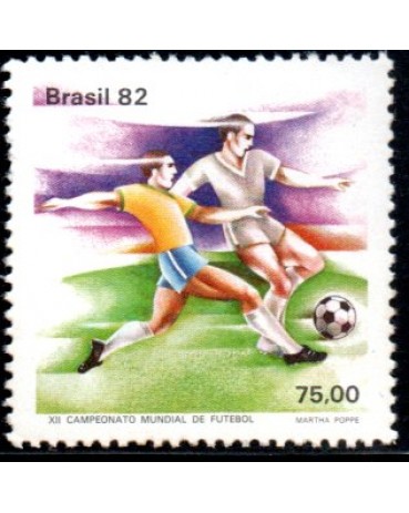 C1245 Copa do Mundo da Espanha "Disputa"  27.462 Mint