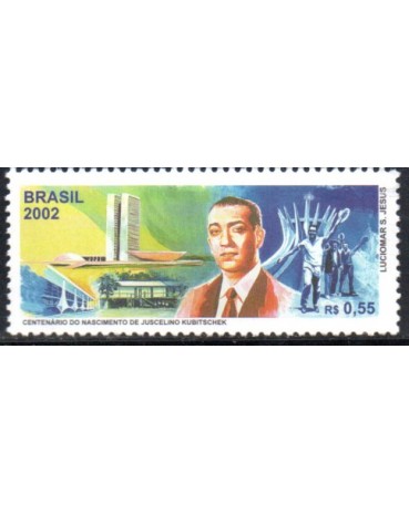 C2448 Centenário de Juscelino Kubistchek 27.467 Mint
