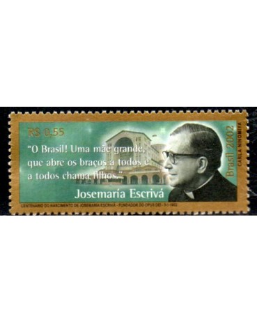 C2453 Centenário do Nascimento de Josemaria Escrivá 27.468 Mint
