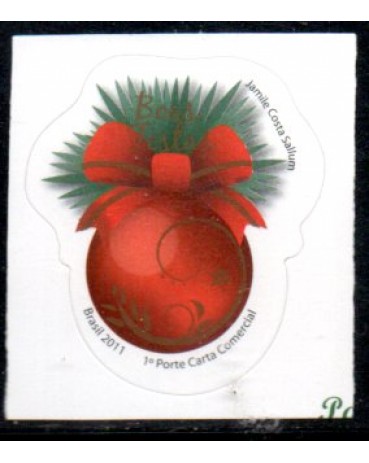 C3139 Natal 2011 Bola Vermelha 27.471 Mint