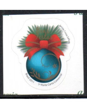 C3142 Natal 2011 Bola Azul 27.473 Mint