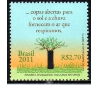 C3126  Árvores Brasileiras Tesouros Naturais - Copas Abertas 27.478 Mint