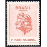 R709 Comprovante de Franqueamento 5ºPorte 27.497 Mint