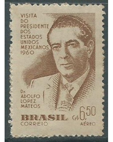 A090  PRES. DO MÉXICO ADOLFO MATEOS - 1960 MINT 2392