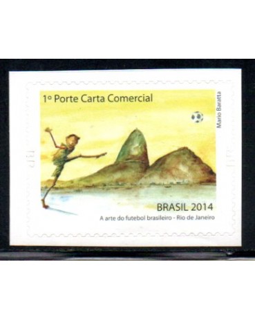C3353 A Arte do Futebol Brasileira "Rio de Janeiro" 27.566 Mint