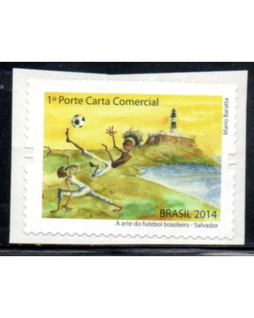 C3356 A Arte do Futebol Brasileiro "Salvador" 27.568 Mint