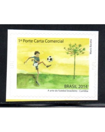 C3357 A Arte do Futebol Brasileiro "Curitiba" 27.569 Mint