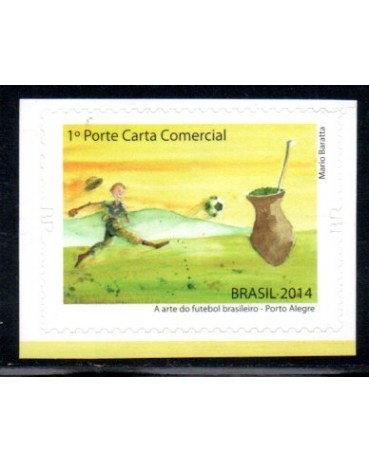 C3358 A Arte do Futebol Brasileira "Porto Alegre" 27.570 Mint