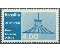 A094 - INAUGURAÇÃO DE BRASÍLIA - CATEDRAL 1960 - MINT 2402
