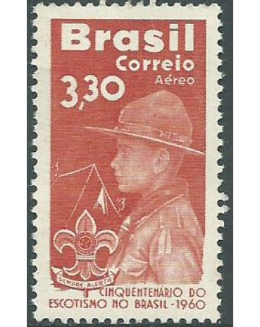 A099  50 ANOS CRIAÇÃO DO ESCOTISMO  1960 MINT 2409
