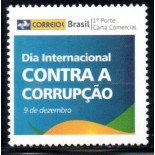 PB003 Selo Personalizado Dia Internacional Contra a Corrupção 2013 Logo Antiga 27.758 